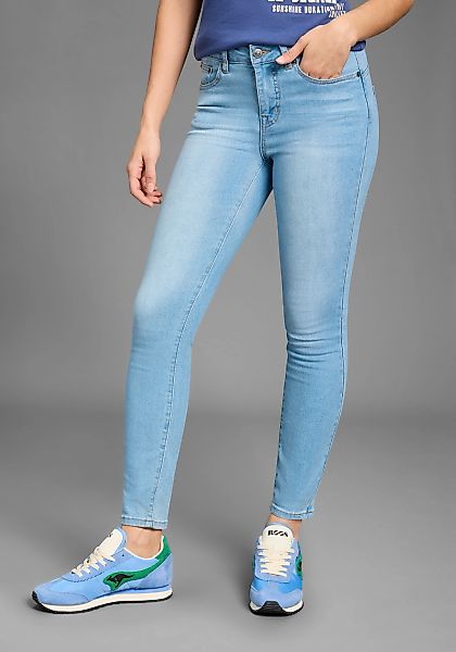KangaROOS Slim-fit-Jeans "CROPPED HIGH WAIST SLIM FIT", schmale Passform, R günstig online kaufen