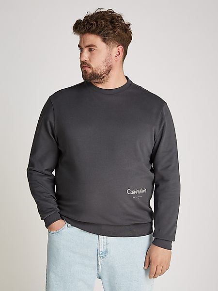 Calvin Klein Big&Tall Sweatshirt "BT OFF PLACEMENT LOGO SWEATSHIRT" in groß günstig online kaufen