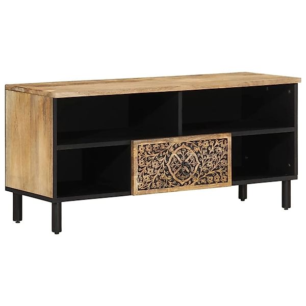 VidaXL TV-Schrank 100x33x46 cm Massivholz Mango  Modell 1 günstig online kaufen