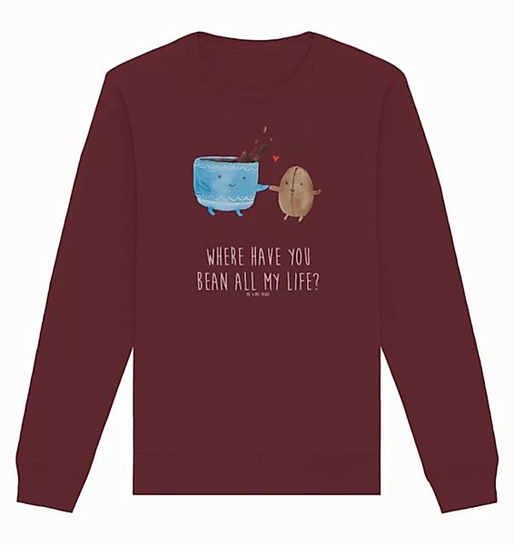 Mr. & Mrs. Panda Longpullover Größe M Kaffee Bohne - Burgundy - Geschenk, P günstig online kaufen