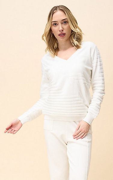 Passioni Strickpullover mit Streifenstruktur günstig online kaufen