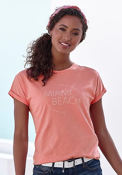 Vivance T-Shirt mit modischem Frontprint aus günstig online kaufen