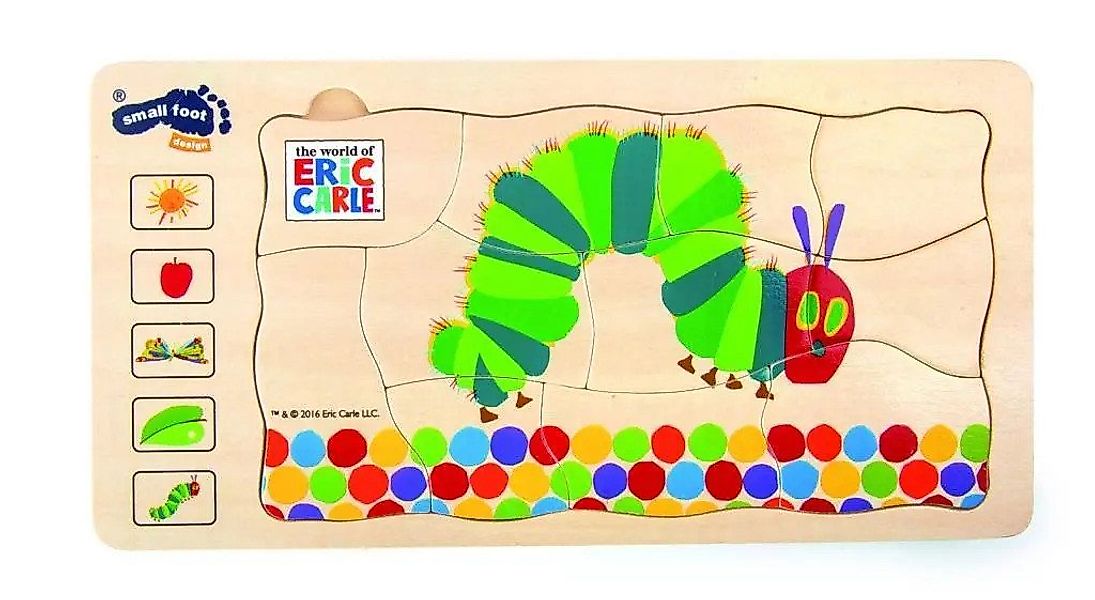 Small Foot Puzzle Raupe Nimmersatt Schichtenpuzzle, Puzzleteile günstig online kaufen
