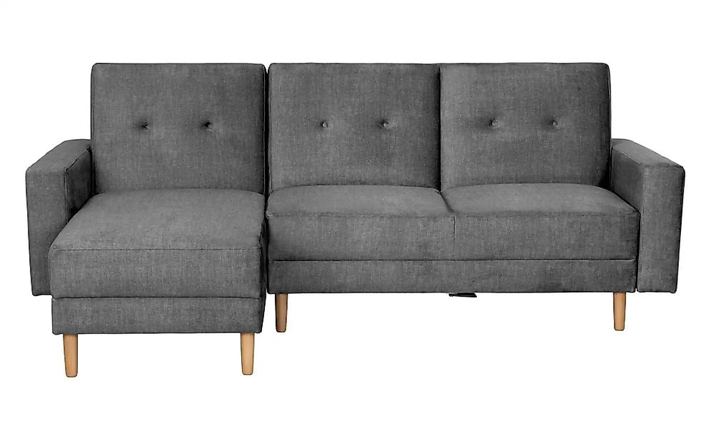 Max Winzer Ecksofa mit Hocker Just Cool ¦ schwarz ¦ Maße (cm): B: 230 H: 92 günstig online kaufen