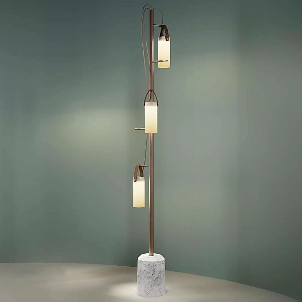 Fontana Arte Galerie - LED-Stehleuchte, 3-flammig günstig online kaufen