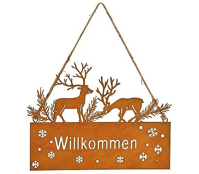Macosa Home Dekohänger Türschild Schild Winter Herbst-Dekoration Hängedekor günstig online kaufen