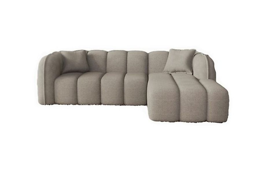 Sofa Dreams Polsterecke Miramar L Form kurz 4-Sitzer, 3 verschiedene Stoffb günstig online kaufen