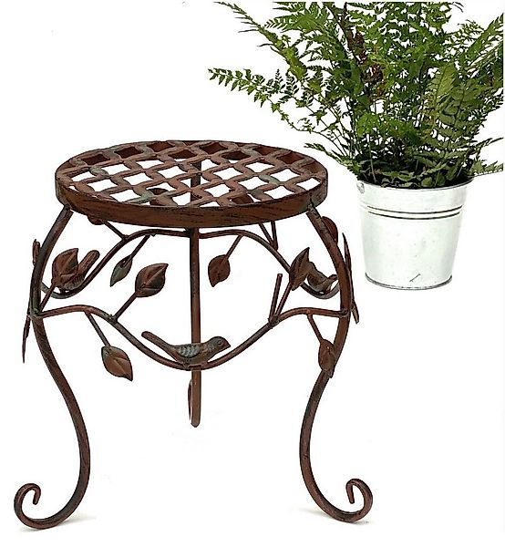 DanDiBo Blumenhocker Metall Braun 25 - 35 cm Blumenständer Blumensäule Anti günstig online kaufen