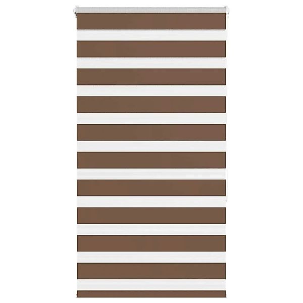 vidaXL Doppelrollo Braun 75x150 cm Stoffbreite 70,9 cm Polyester 4014334 günstig online kaufen