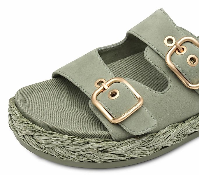 Tamaris Pantolette, Plateaus, Sommerschuh, Strandschuh mit vorgeformtem Fuß günstig online kaufen