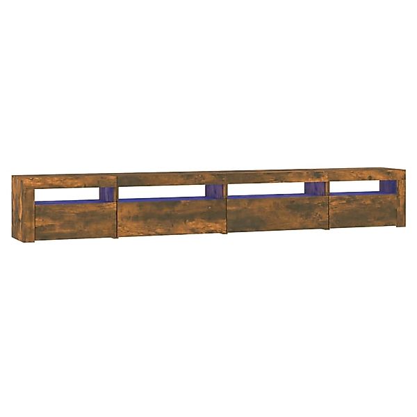 vidaXL TV-Schrank mit LED-Leuchten Räuchereiche 270x35x40 cm 3152751 günstig online kaufen