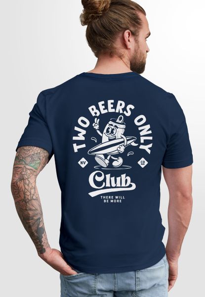 Neverless Print-Shirt Backprint T-Shirt Herren Bier günstig online kaufen