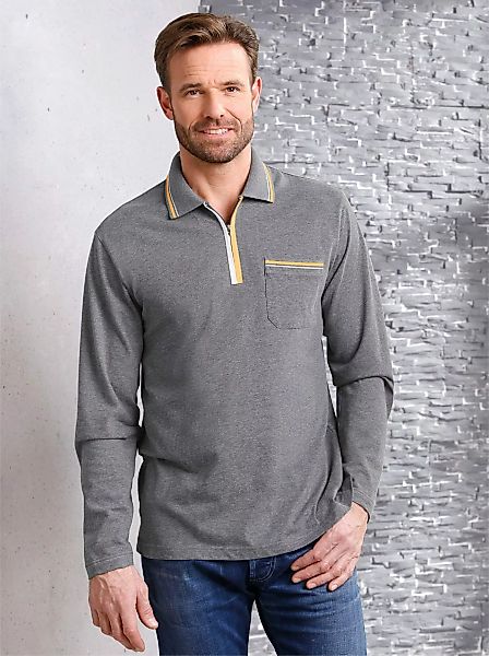 Classic Langarm-Poloshirt "Poloshirt", (1 tlg.) günstig online kaufen