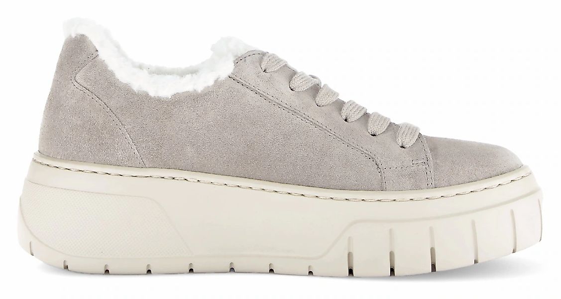 Gabor Plateausneaker, Plateau, Freizeitschuh, Halbschuh, Schnürschuh mit Be günstig online kaufen