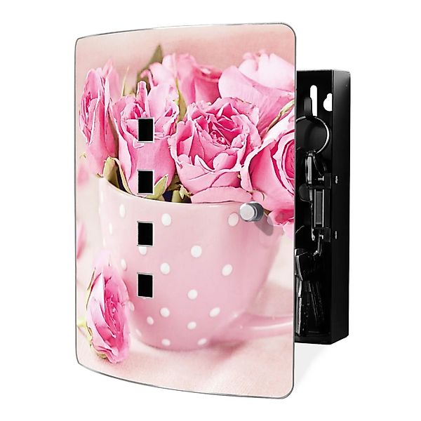 Banjado Design Schlüsselkasten Aus Edelstahl Für 10 Schlüssel 24x21,5x7cm M günstig online kaufen