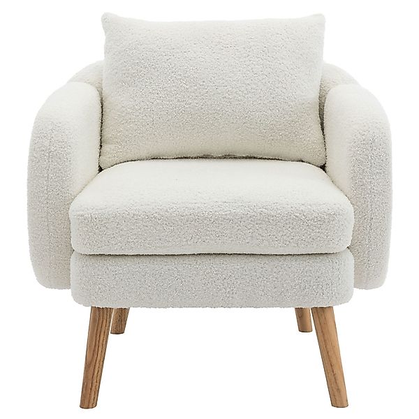 Ulife Sessel Teddy-Samtstuhl, Einzelsessel mit Kissen, günstig online kaufen