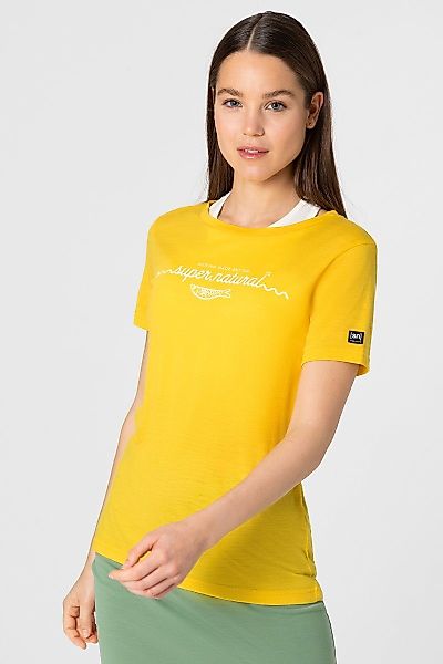 SUPER.NATURAL Print-Shirt Merino T-Shirt W MARINA günstig online kaufen