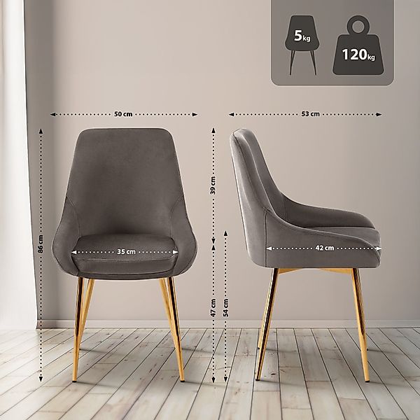 CLP Esszimmerstuhl (2er Set) günstig online kaufen