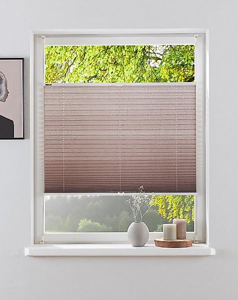 my home Plissee DAHRA - in Crush-Optik, Lichtschutz, ohne Bohren, verspannt günstig online kaufen