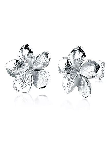 Elli Paar Ohrstecker "Frangipani Blüte Blume Filigran 925 Silber" günstig online kaufen