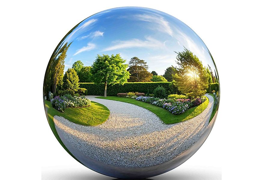 INTERGARDEN Dekokugel Edelstahl Ø 20 cm – winterfest für Garten, Teich & Au günstig online kaufen