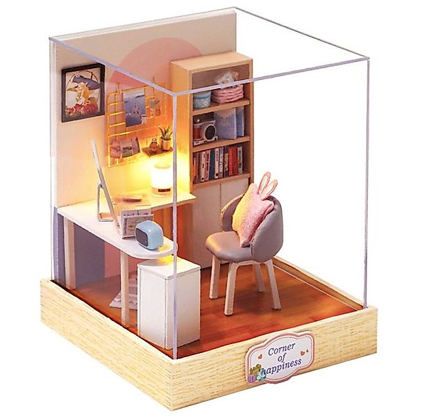 Cute Room 3D-Puzzle 3D-Puzzle Miniaturhaus Puppenhaus Mini Arbeitsecke, Puz günstig online kaufen