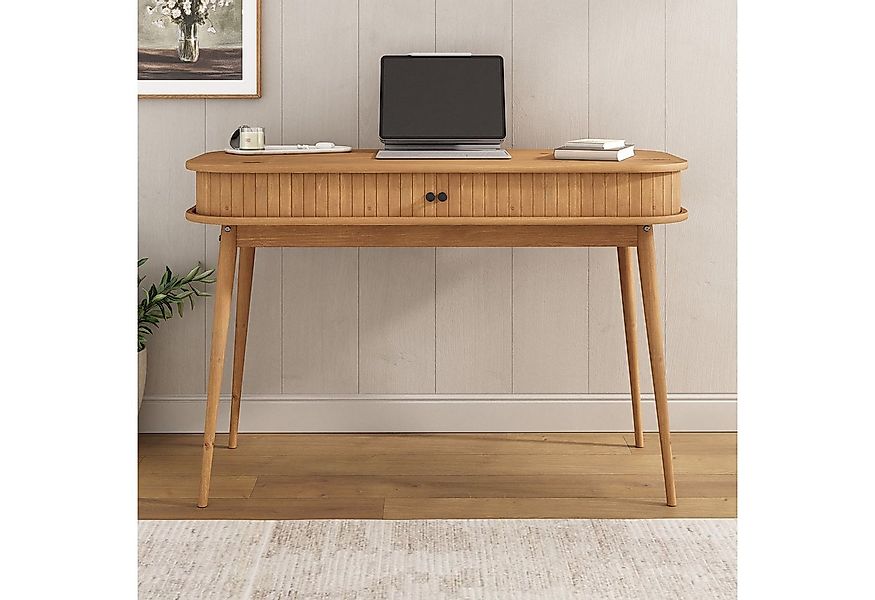 IDIMEX Schreibtisch JARI, Home Office Tisch mit Stauraum aus Kiefer Massivh günstig online kaufen