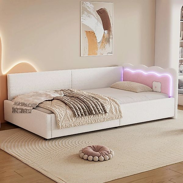 TavilaEcon Schlafsofa mit LED-Umgebungslicht, Fernbedienung und günstig online kaufen
