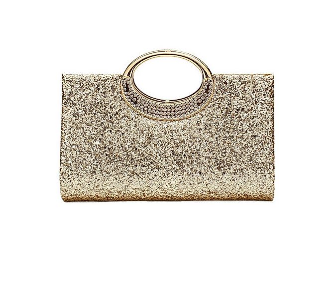 FOUORTUNATE-BEE Abendtasche Damen Clutch mit Pailletten, Abendtasche, abneh günstig online kaufen