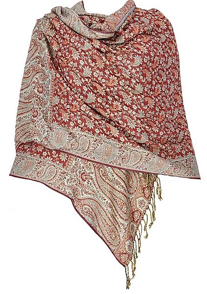 Guru-Shop Halstuch Indischer Schal, Stola mit Paisley Muster,.. günstig online kaufen
