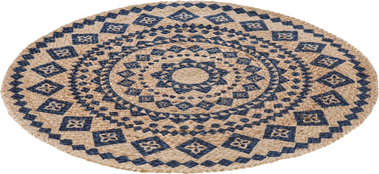 LUXOR living Teppich "Mamda" rund 4 mm Höhe Juteteppich, Flachgewebe, reine günstig online kaufen