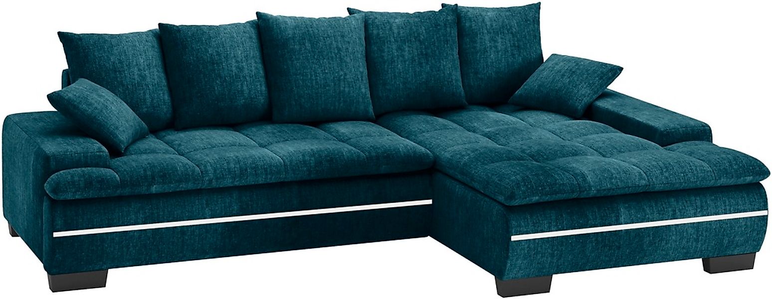 Mr. Couch Ecksofa "Haiti II, L-Form", RGB-LED Beleuchtung, Kaltschaum, wahl günstig online kaufen