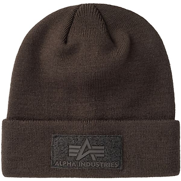 Alpha Industries  Hut Velcro Beanie - hunter brown günstig online kaufen