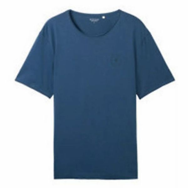 Tom Tailor  T-Shirt Rundhals T-Shirt für Herren in unifarben günstig online kaufen