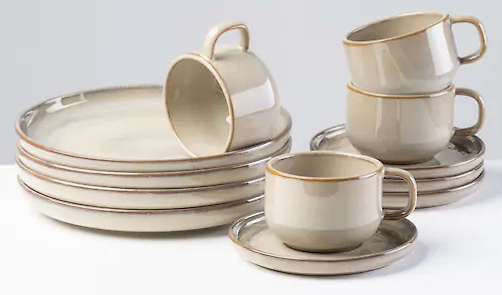 gipfelstück Kaffeeservice »Nebelwald« Scandi-Style, jedes Stück ein Unikat, günstig online kaufen