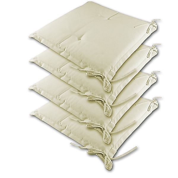 Sitzkissen 4er-Set Sydney Creme 45x40x6cm günstig online kaufen