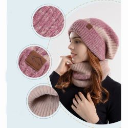 Coonoor Strickmütze Herbst Winter Schal und günstig online kaufen