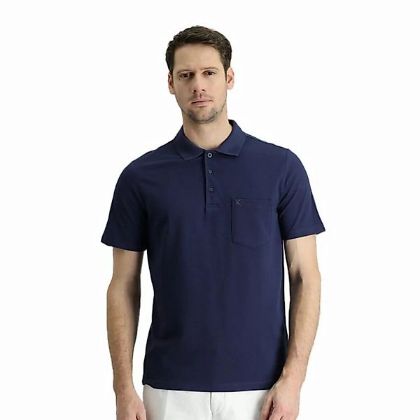KIGILI Poloshirt Herren-T-Shirts, Polokragen, besticktes T-Shirt, kurzärmli günstig online kaufen