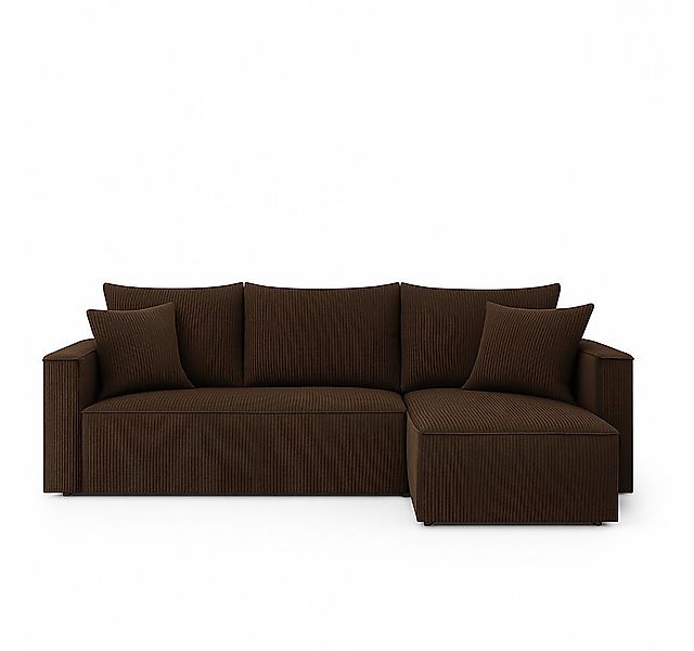 NACANAPA Ecksofa VELO, Schlaffunktion, weicher und angenehmer Stoff zum Anf günstig online kaufen