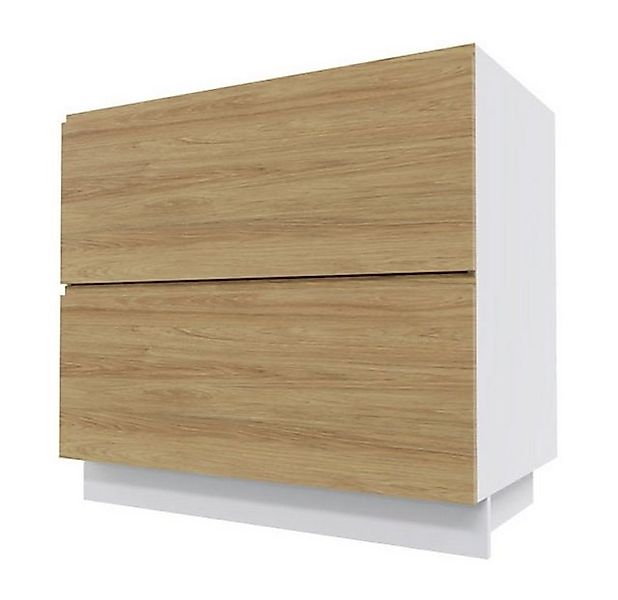 Feldmann-Wohnen Auszugsunterschrank Arezzo (1-St) 90cm Front- & Korpusfarbe günstig online kaufen