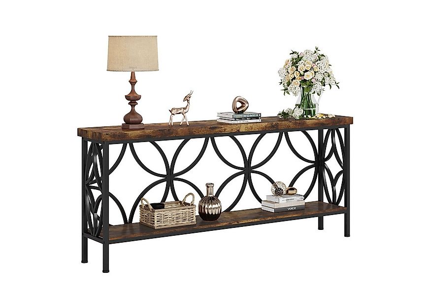 Tribesigns Konsolentisch Schmaler Konsolentisch, 160 cm langer Sofatisch hi günstig online kaufen