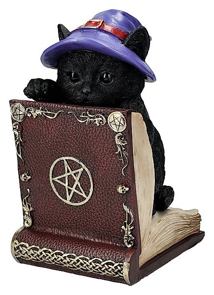 Figuren Shop GmbH Buchstütze Buchstütze - Katzenfigur Peek-a-Boo - Buchhalt günstig online kaufen