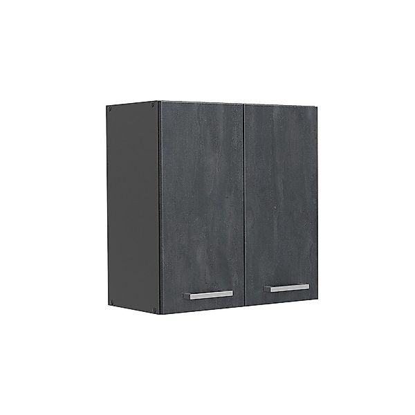 Vicco Hängeschrank R-Line, Schwarz Beton/Anthrazit, 60 günstig online kaufen