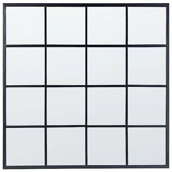 Beliani Wandspiegel BLESLE Schwarz 3x78x78 günstig online kaufen