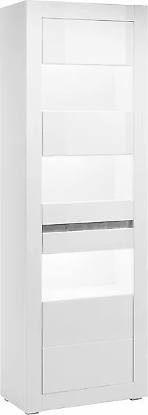 Home affaire Vitrine "Carat" Höhe 198 cm, zwei Leisten angeliefert, 1 x gra günstig online kaufen