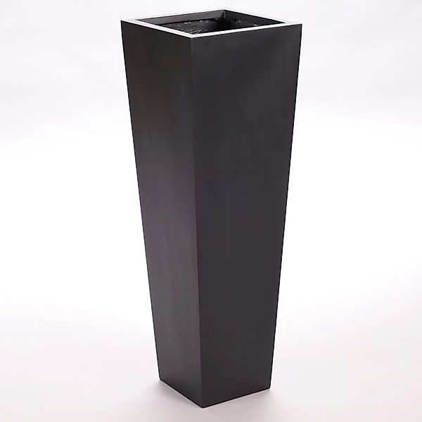 Elegant Einrichten Pflanzkübel Fiberglas Säule konisch 38x38x100cm Elegant günstig online kaufen