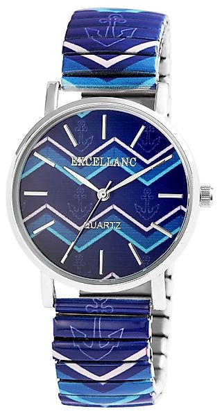 Excellanc Quarzuhr 1700060 Edelstahlzugband, D 36 günstig online kaufen