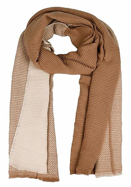 Capelli New York Modeschal tricolor, leichte Fransenkante, Farbverlauf günstig online kaufen