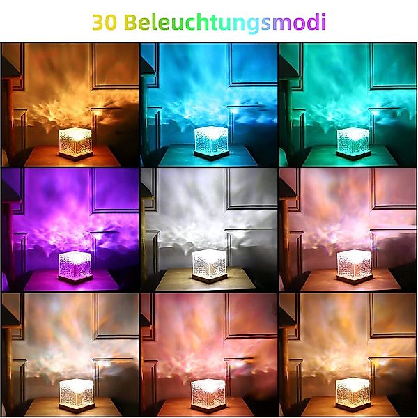 MUPOO LED Nachttischlampe Acryl RGB Projektorlampe,Aurora günstig online kaufen