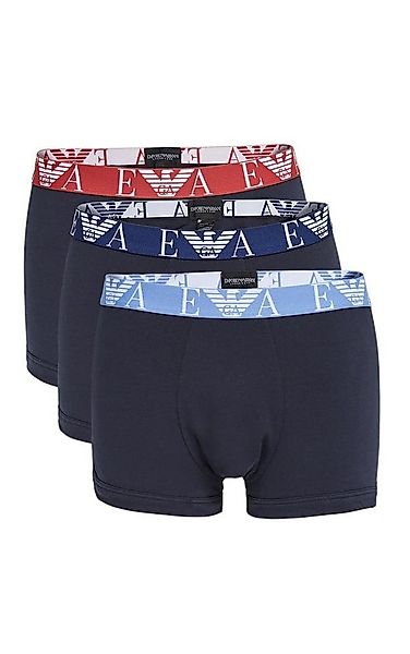 Emporio Armani Boxershorts Unterwäsche Trunk Stretch Cotton marineblau Herr günstig online kaufen